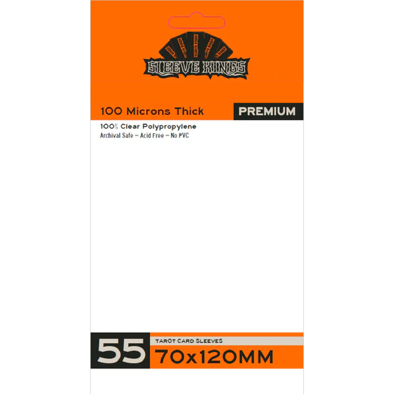 70x120mm Sleeve Kings WOTR-Tarot Card Sleeves (Standard/Premium)