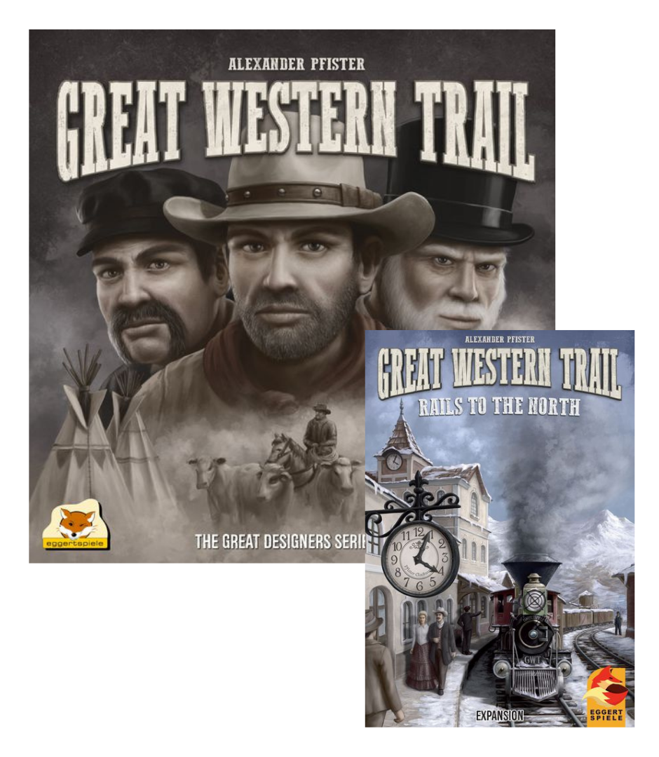 Great Western Trail Bundle: Core Game with Rails to the North Expansion