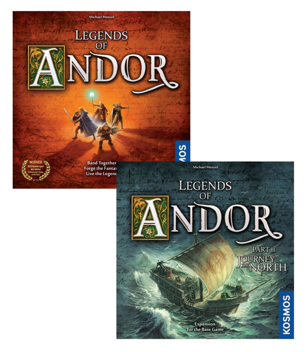 Legends of Andor Bundle: Core Game with Journey to the North Expansion