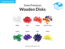 5mm Wooden Disks
