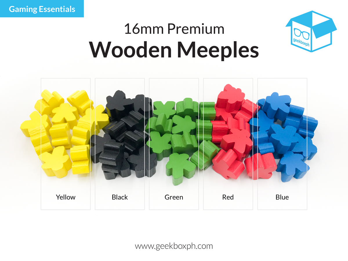16mm Wooden Meeples (Pack of 10)