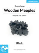 16mm Wooden Meeples (Pack of 10)