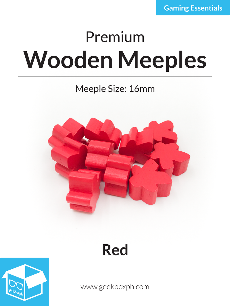 16mm Wooden Meeples (Pack of 10)