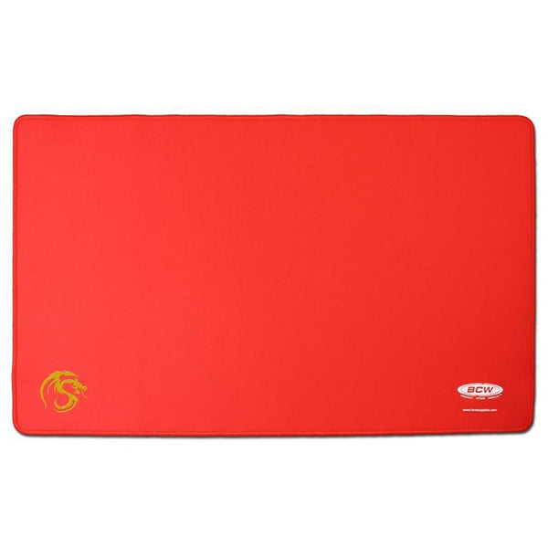 BCW Playmat with Stitched Edge - Red