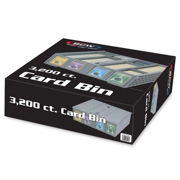 BCW Collectible Card Bin Gray 3200 ct