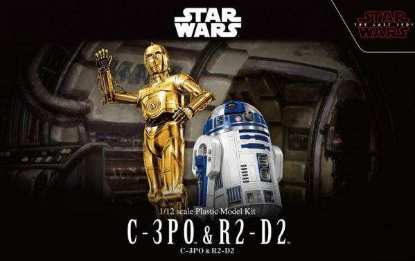 Bandai Starwars 1/12 Scale C-3PO & R2-D2