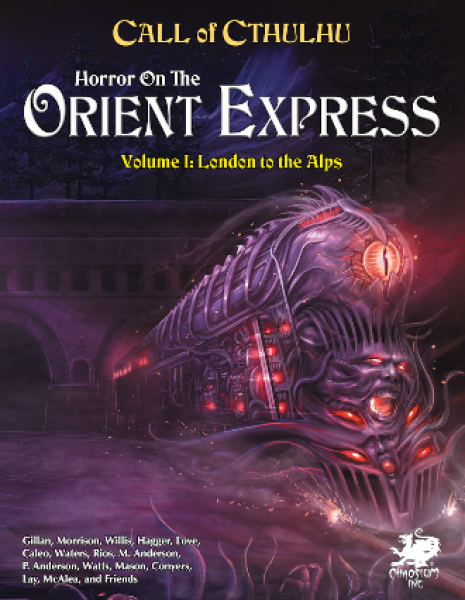 Call of Cthulhu RPG: Horror on the Orient Express Set (2 Vol, HC + Map)