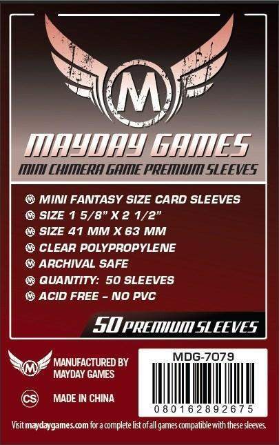 43x65mm Mayday Mini Chimera Game Sleeves (Standard/Premium)