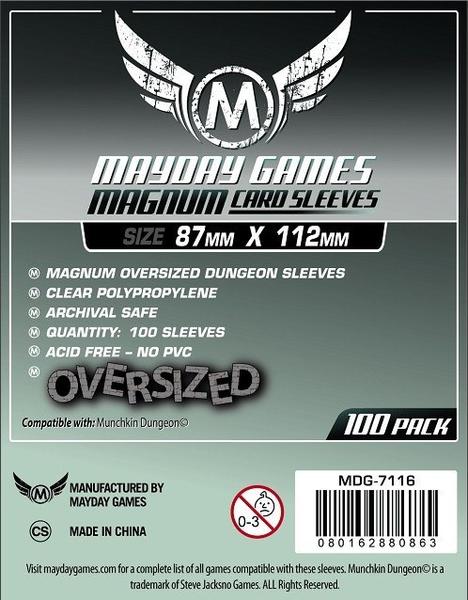 87x112mm Mayday Munchkin Dungeon Game Sleeves (Standard/Premium)