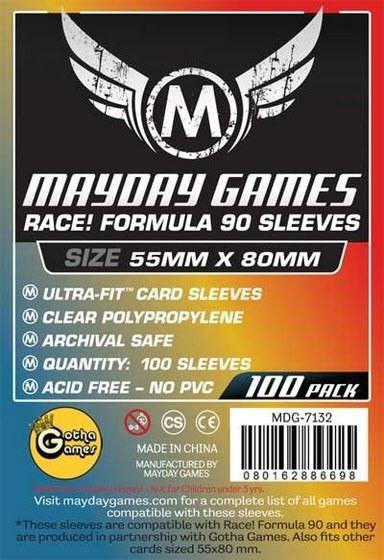 55x80mm Mayday Race Formula! Sleeves (Standard/Premium)