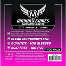 70x70mm Mayday Small Square Game Sleeves (Standard/Premium)
