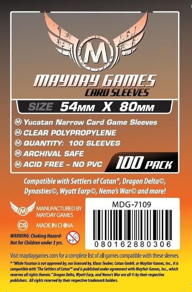 54x80mm Mayday Yucatan Game Sleeves (Standard/Premium)