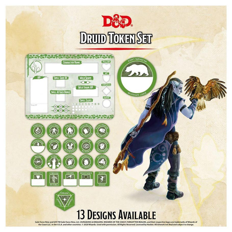 D&D: Druid Character Token Set