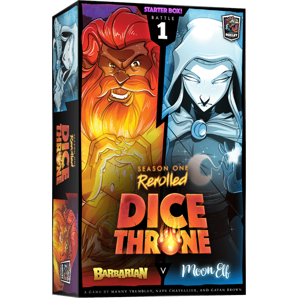 Dice Throne Season 1 ReRolled: Barbarian vs Moon Elf (Battle 1)