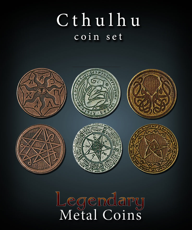 Legendary Metal Coins: Cthulhu Set