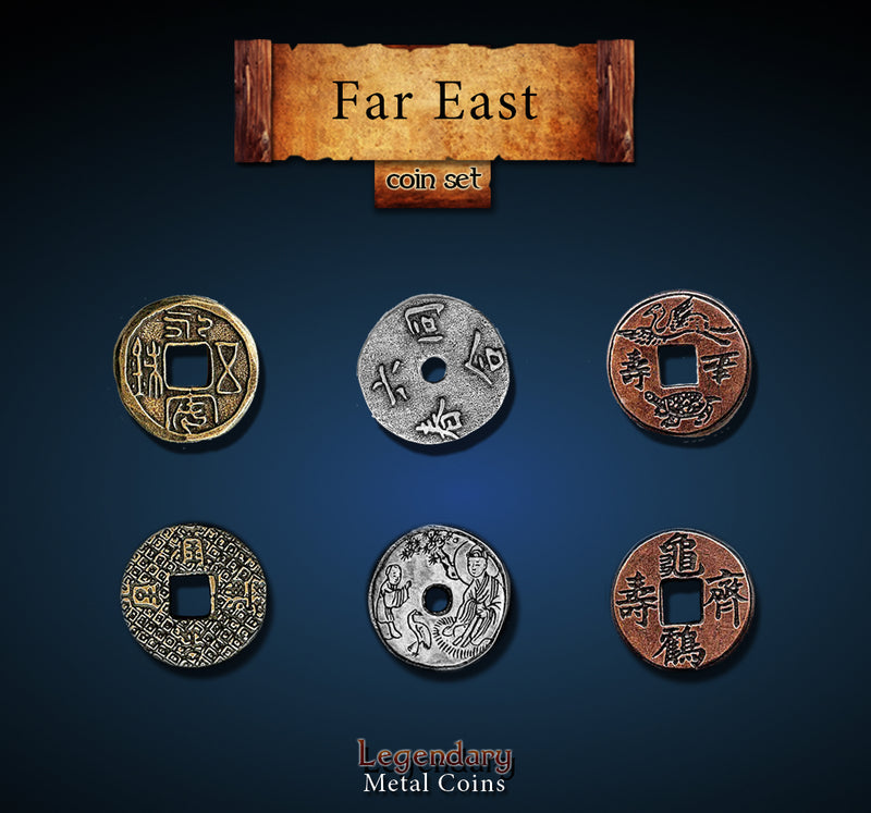 Legendary Metal Coins: Far East Set
