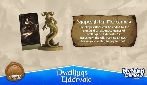 Dwellings of Eldervale: Shapeshifter Mercenary Mini Expansion
