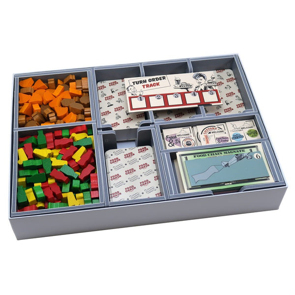 food chain magnate card sleeves Box Insert: Food Chain Magnate