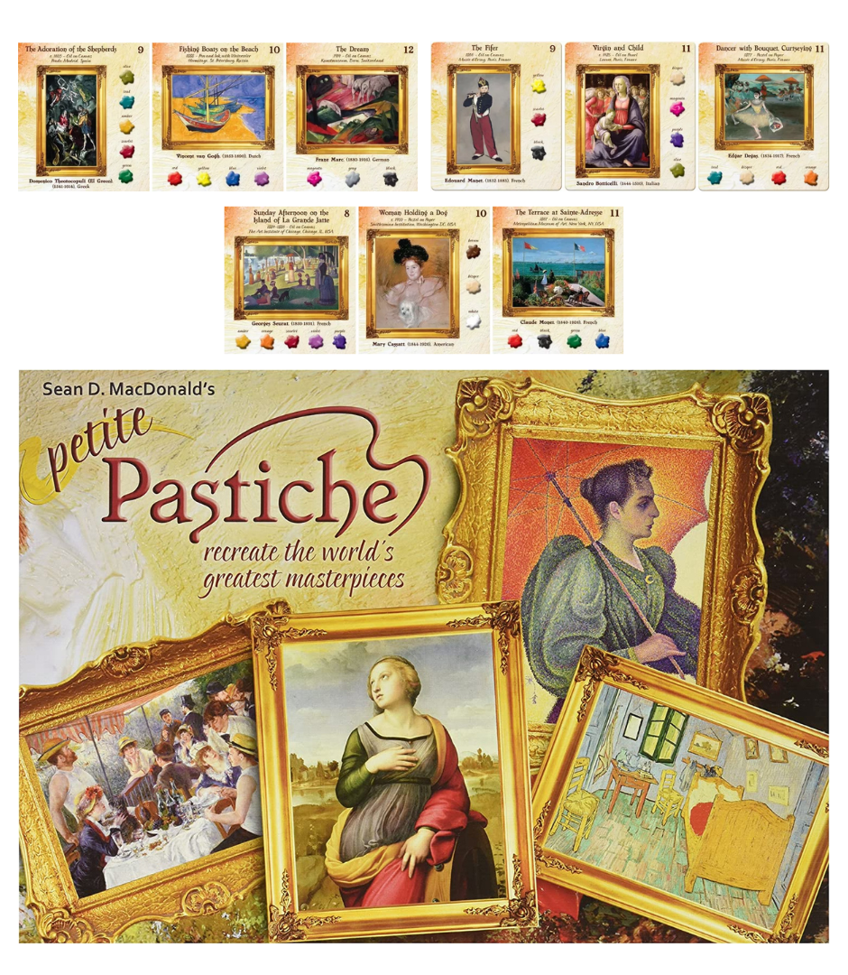 Petite Pastiche Bundle: Core Game with Extra Commissions Expansions