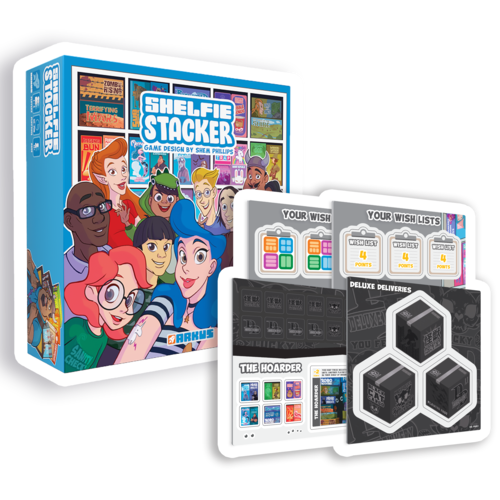 Shelfie Stacker Bundle: Core Game + Deluxe Deliveries Expansion