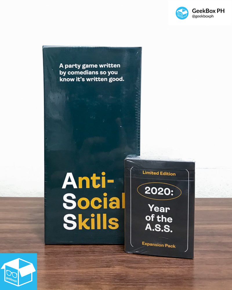 Anti-Social Skills Bundle: Core Game with 2020 year of the A.S.S. Limited Edition Expansion Pack