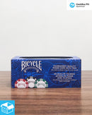Bicycle 8 Gram Clay Poker Chips (100ct) with Casino Tray